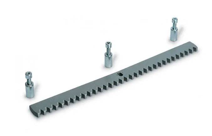 Listwa zębata 8 mm do bram przesuwnych, długość 1000 mm, metalowa